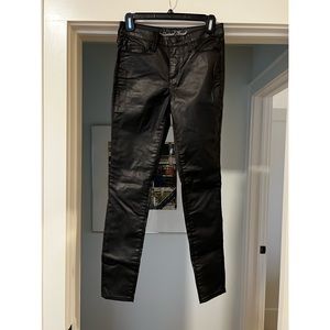 Black pleather pants